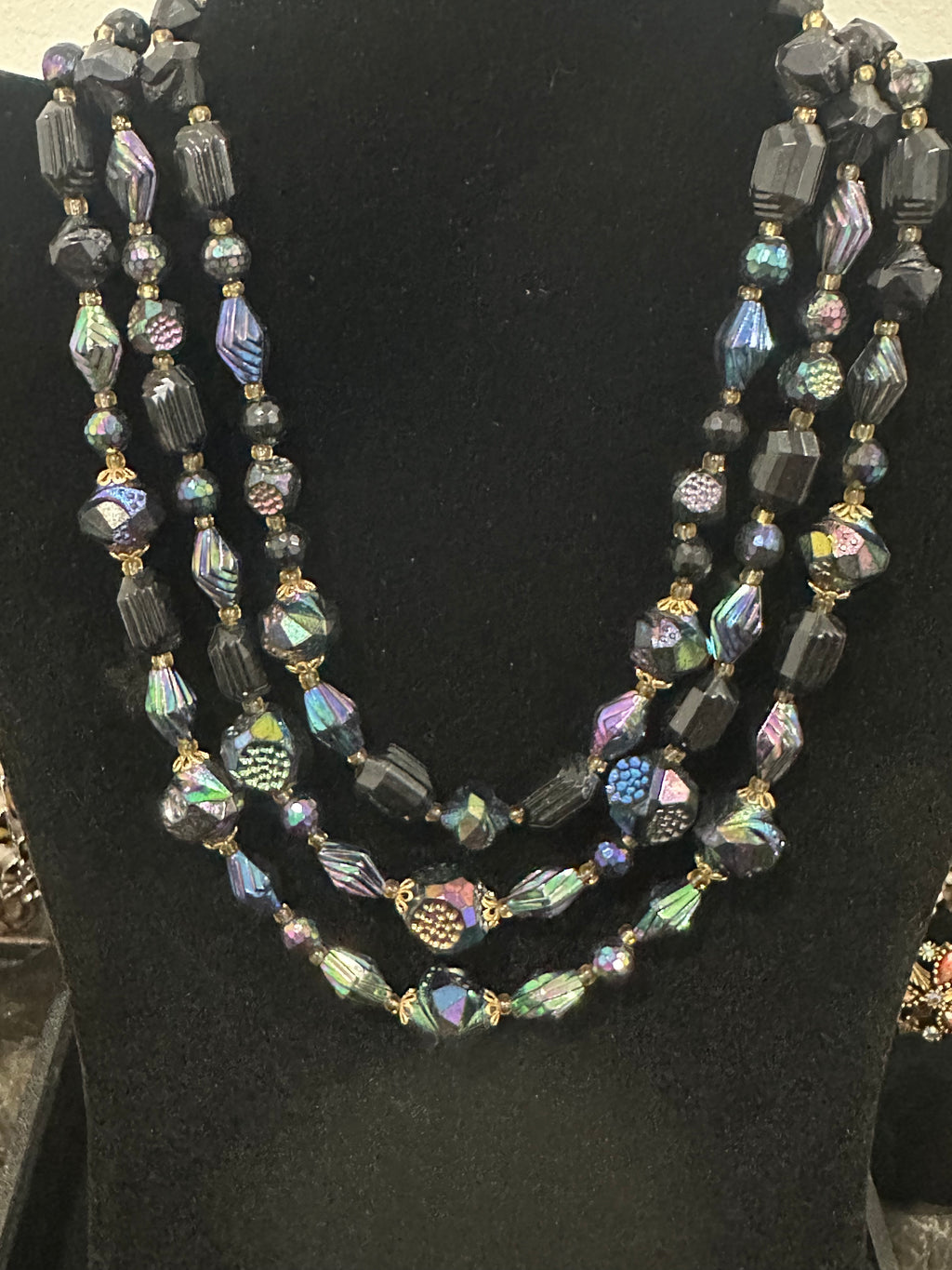 ANTIQUE WESTERN GERMANY NECKLACE AND EARRINGS