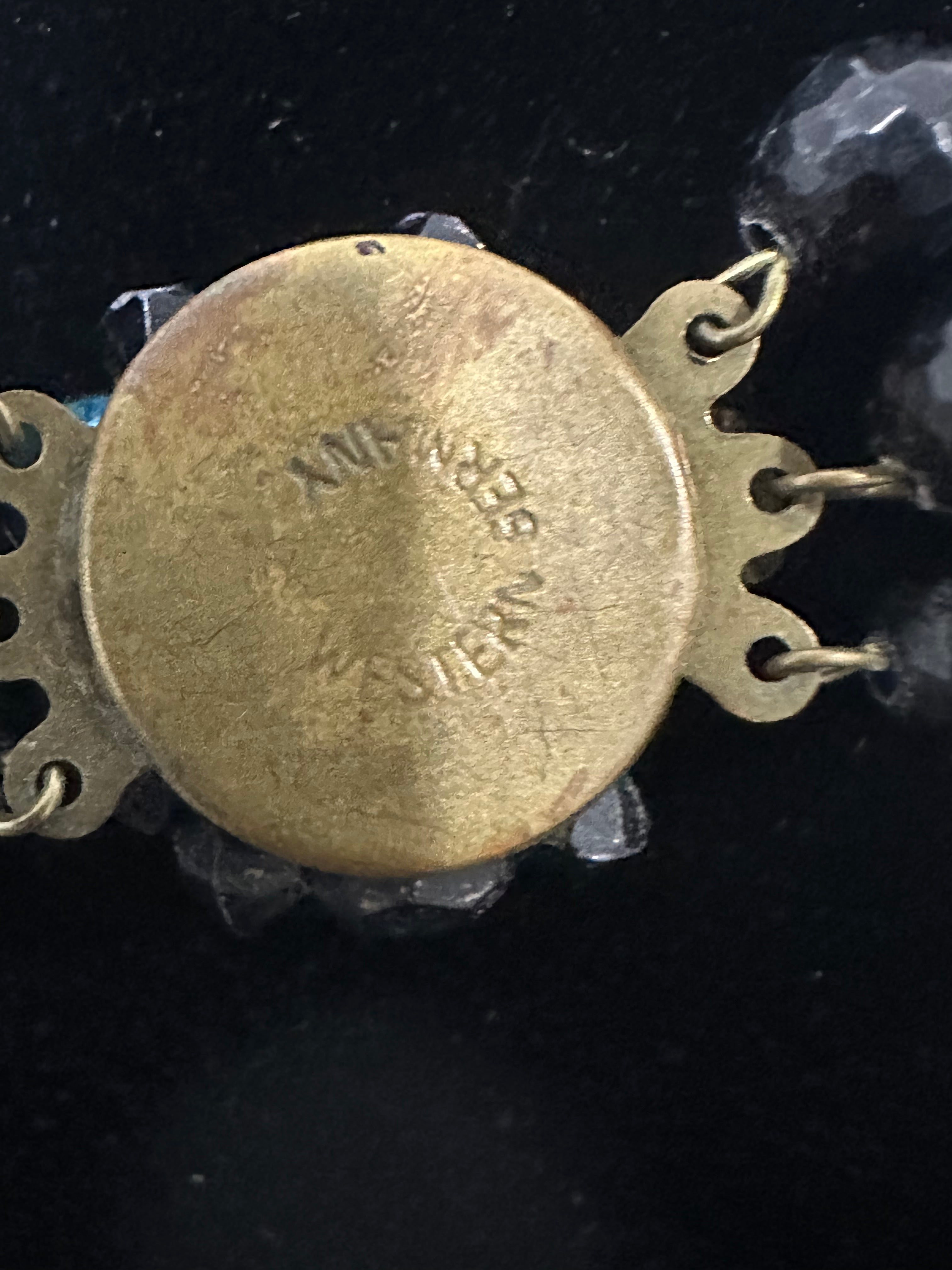 ANTIQUE WESTERN GERMANY NECKLACE AND EARRINGS